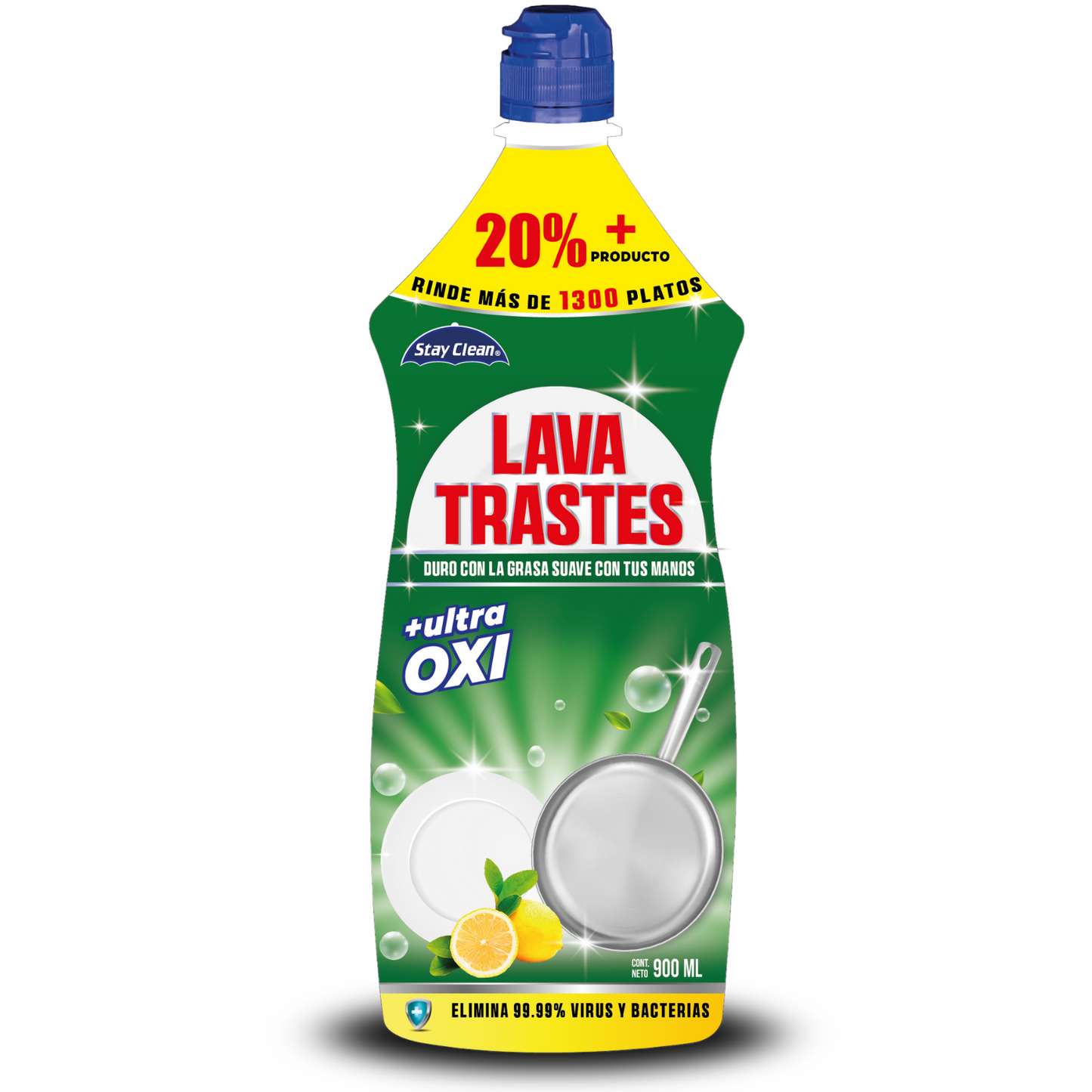 Jabón Lavatrastes Liquido Espuma Activa