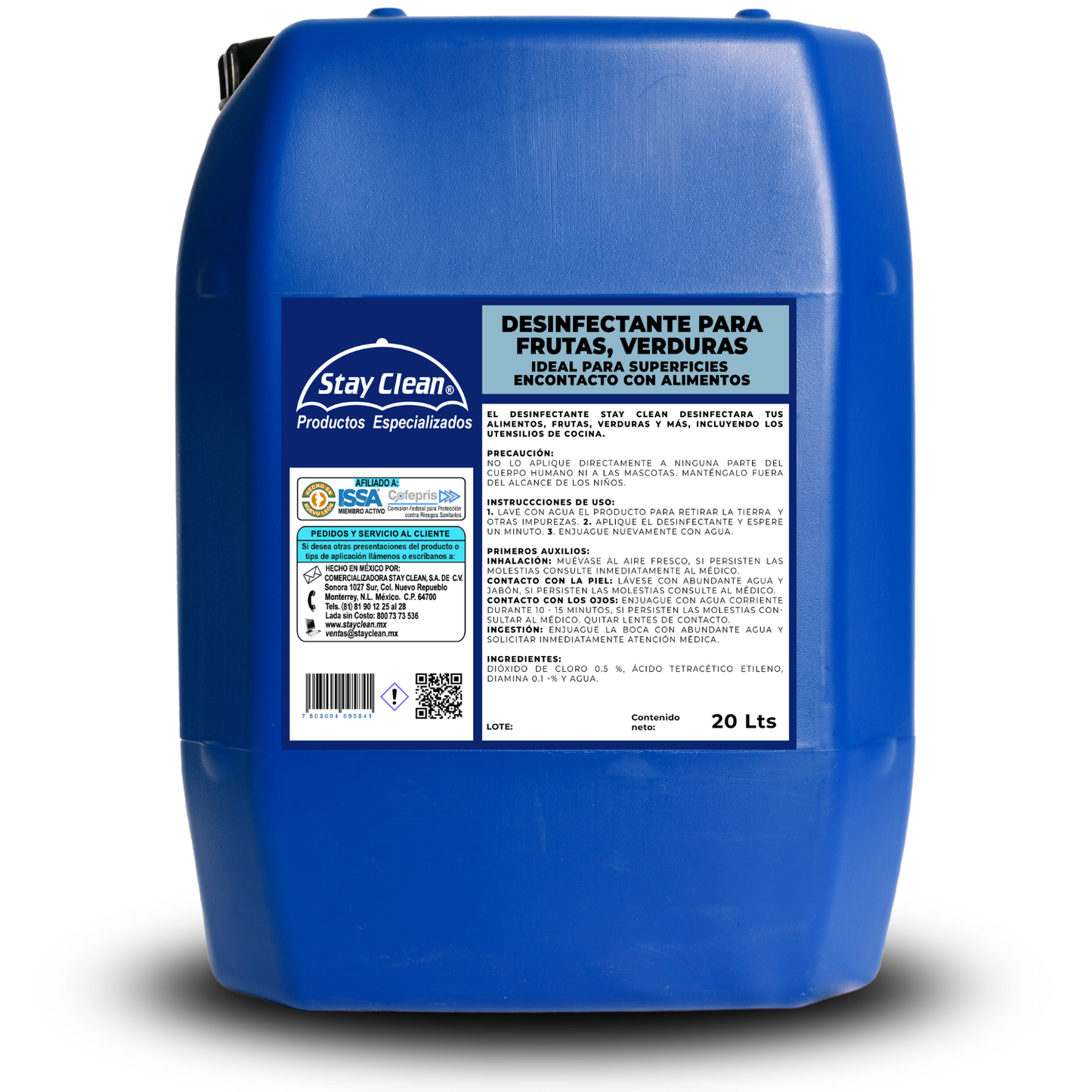 Disinfectant for fruits, vegetables and more