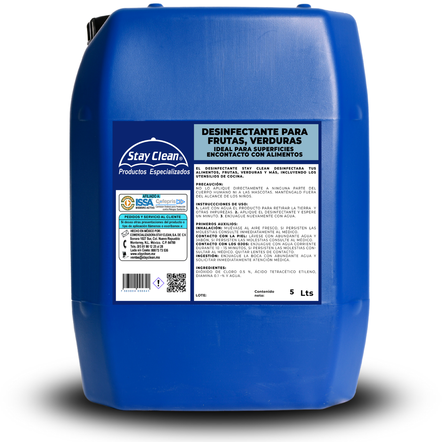 Desinfectante para Frutas, Verduras y Más