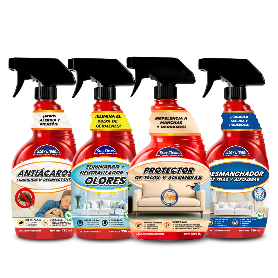 Kit de Limpieza para Muebles, Tapicería y Alfombras