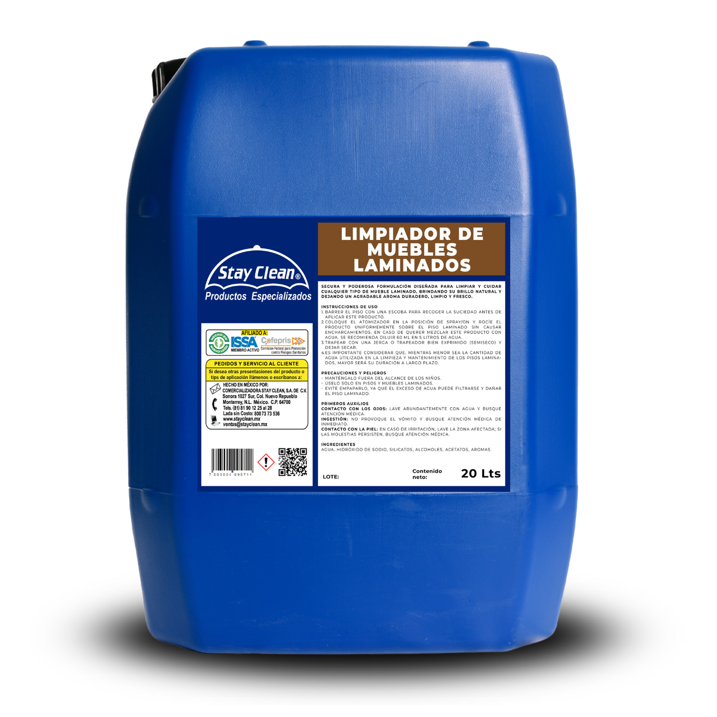 Limpiador para pisos y muebles laminados