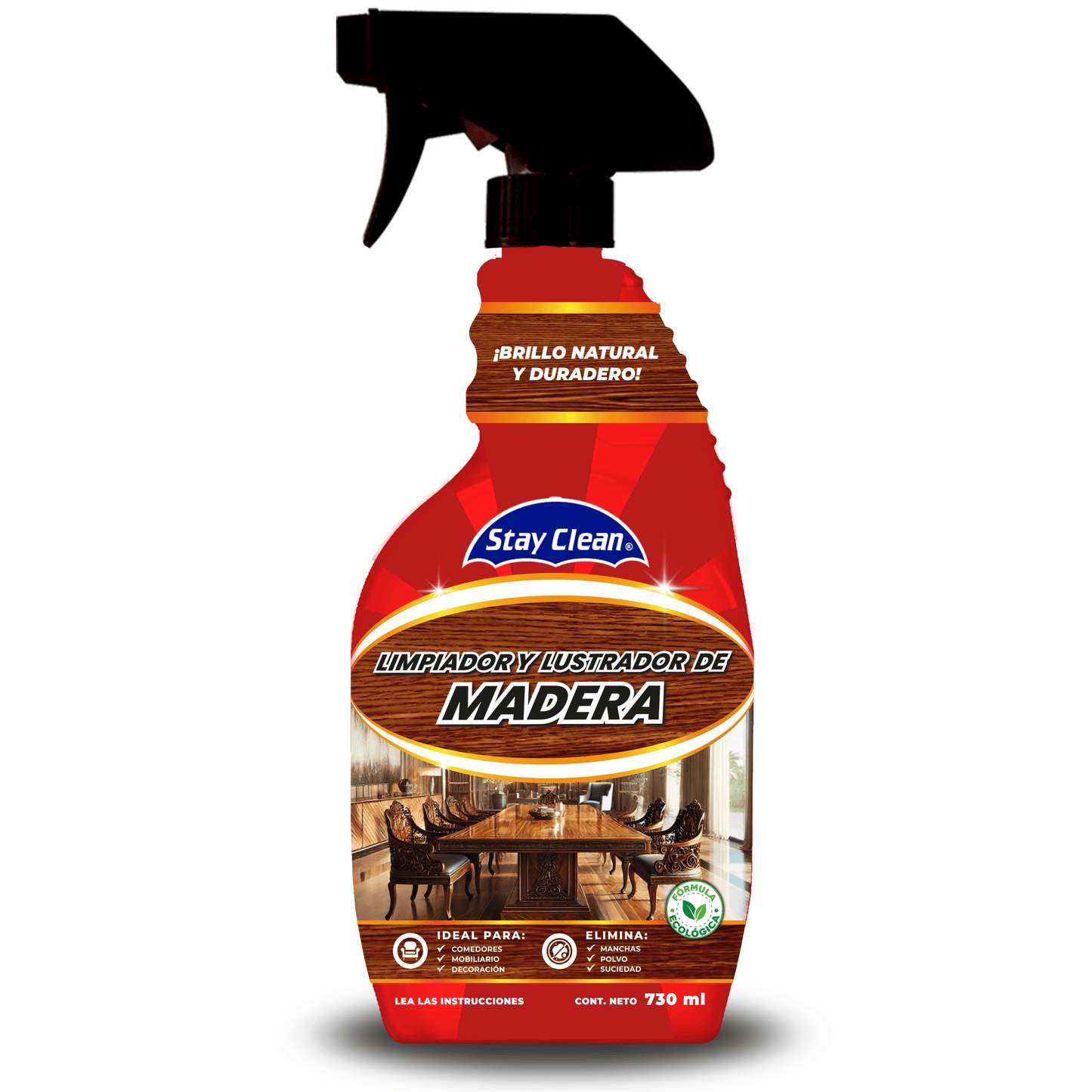 Limpiador y abrillantador para Madera