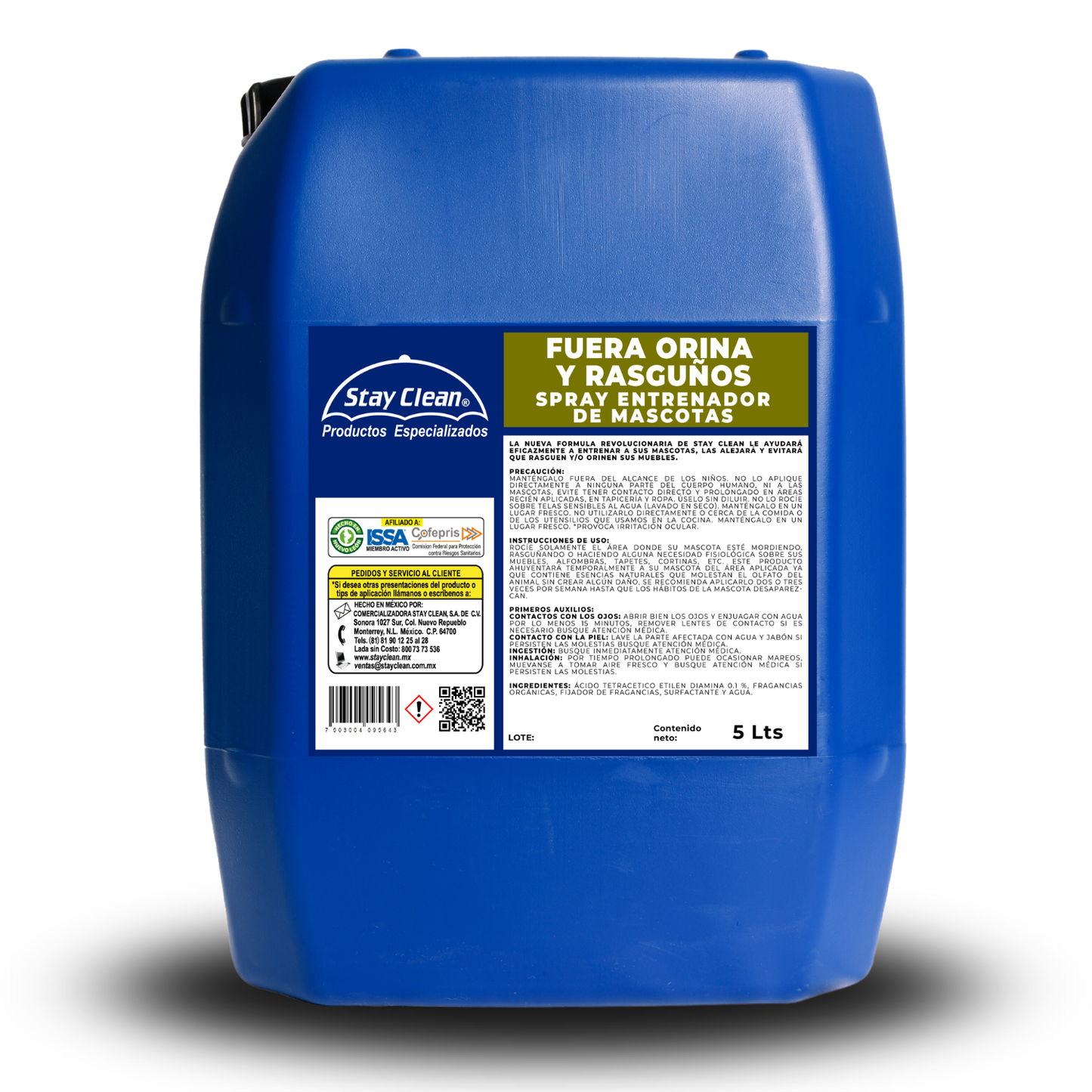 Outside urine and scratches