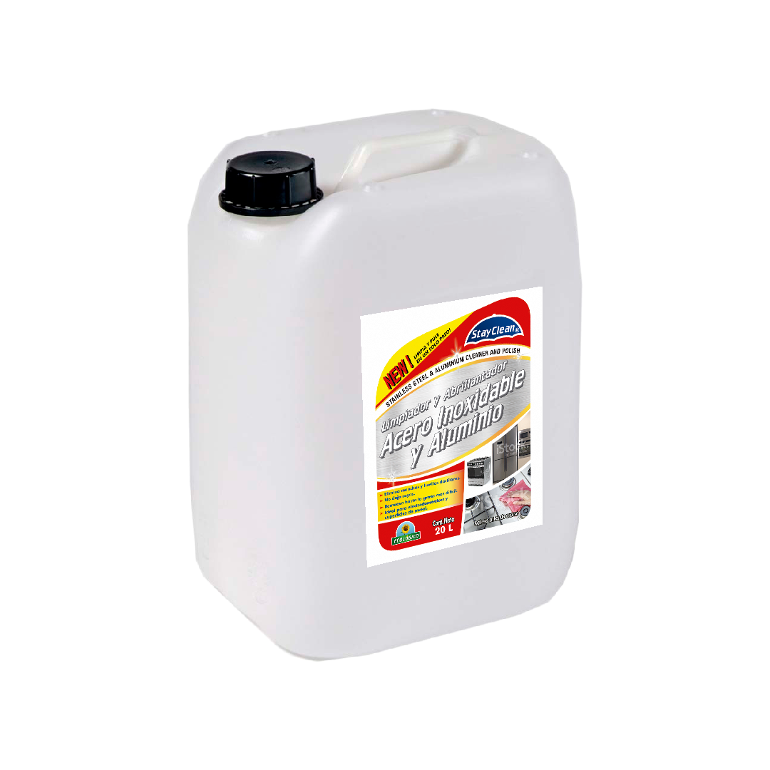 Limpiador y abrillantador para acero inoxidable y aluminio