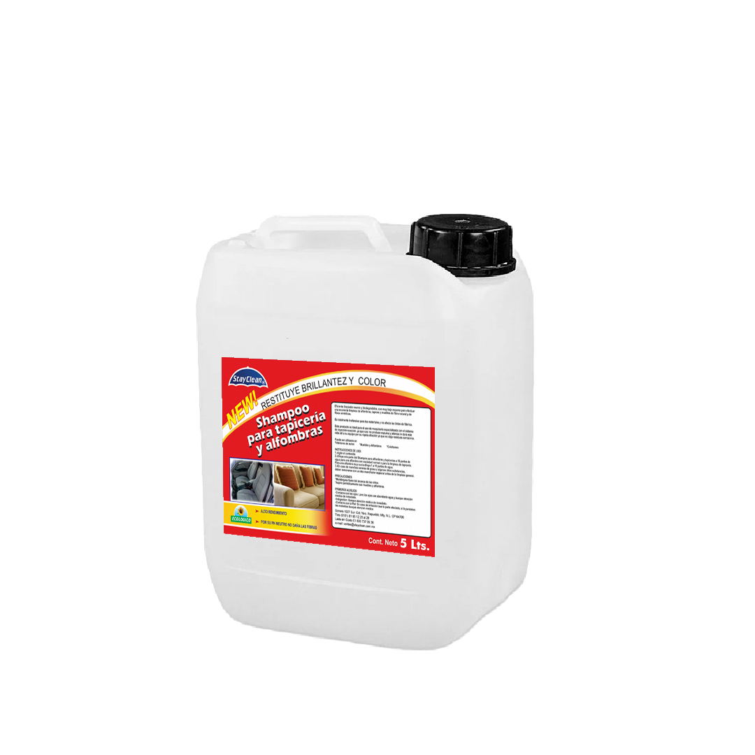 Shampoo de Baja Espuma Para Tapicería y Alfombras