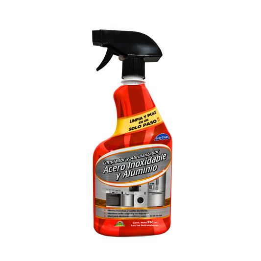 Cleaner and polish for stainless steel and aluminum