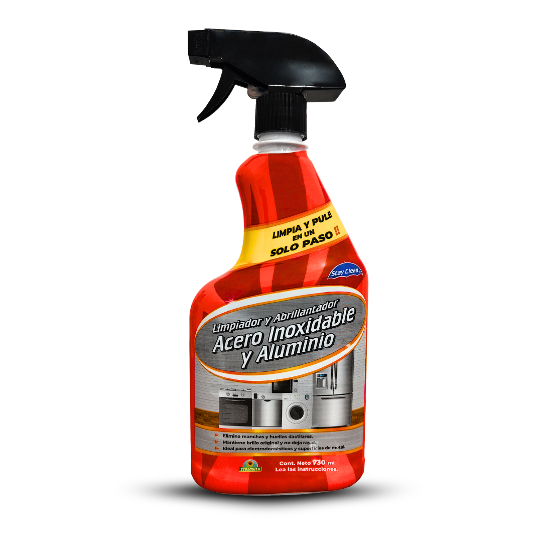 Cleaner and polish for stainless steel and aluminum