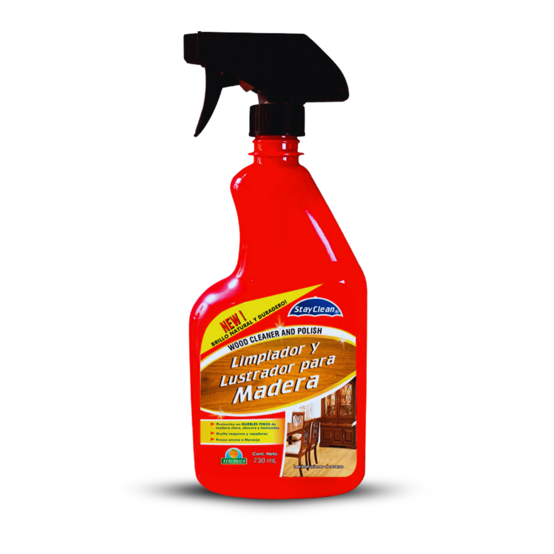 Wood cleaner and polish