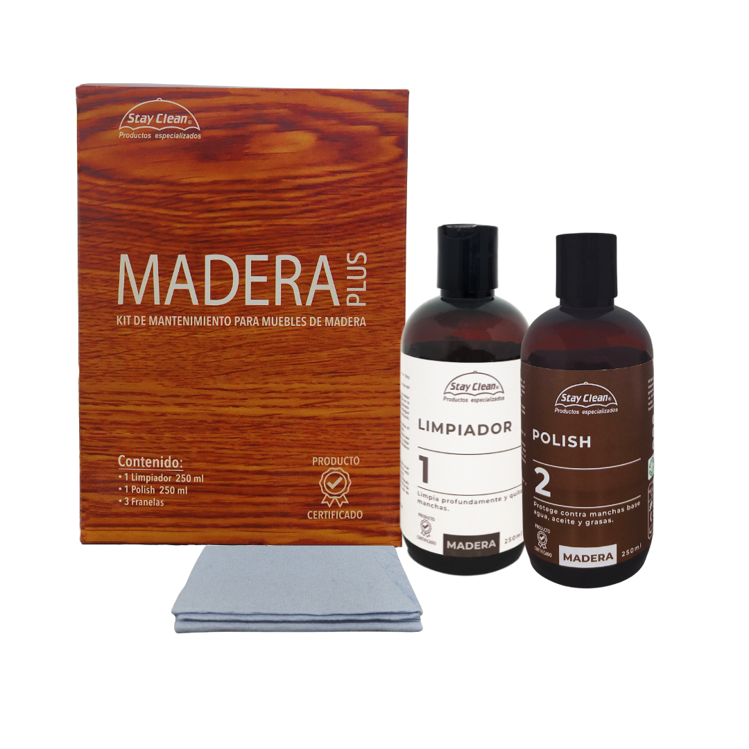 Kit de mantenimiento para muebles de madera