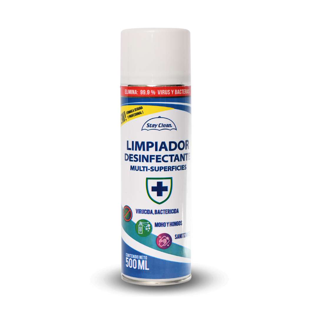 Limpiador desinfectante multisuperficies en aerosol 500 ml