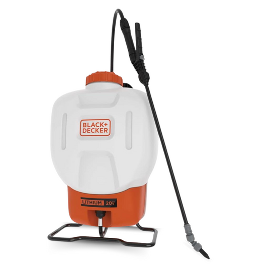 BLACK & DECKER Backpack inalámbrico 20 V MAX 4 gal. Incluye 1 batería de 20V y 1 cargador.