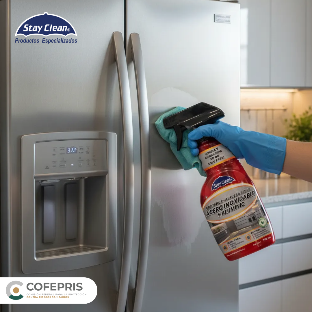 Limpiador y Abrillantador para Acero Inoxidable y Aluminio