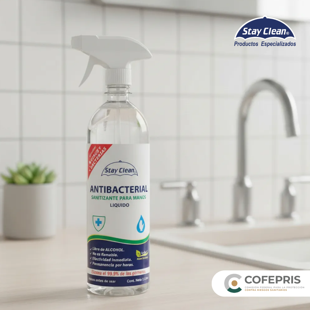 Anti-Bacterial Sanitizante para Manos Líquido