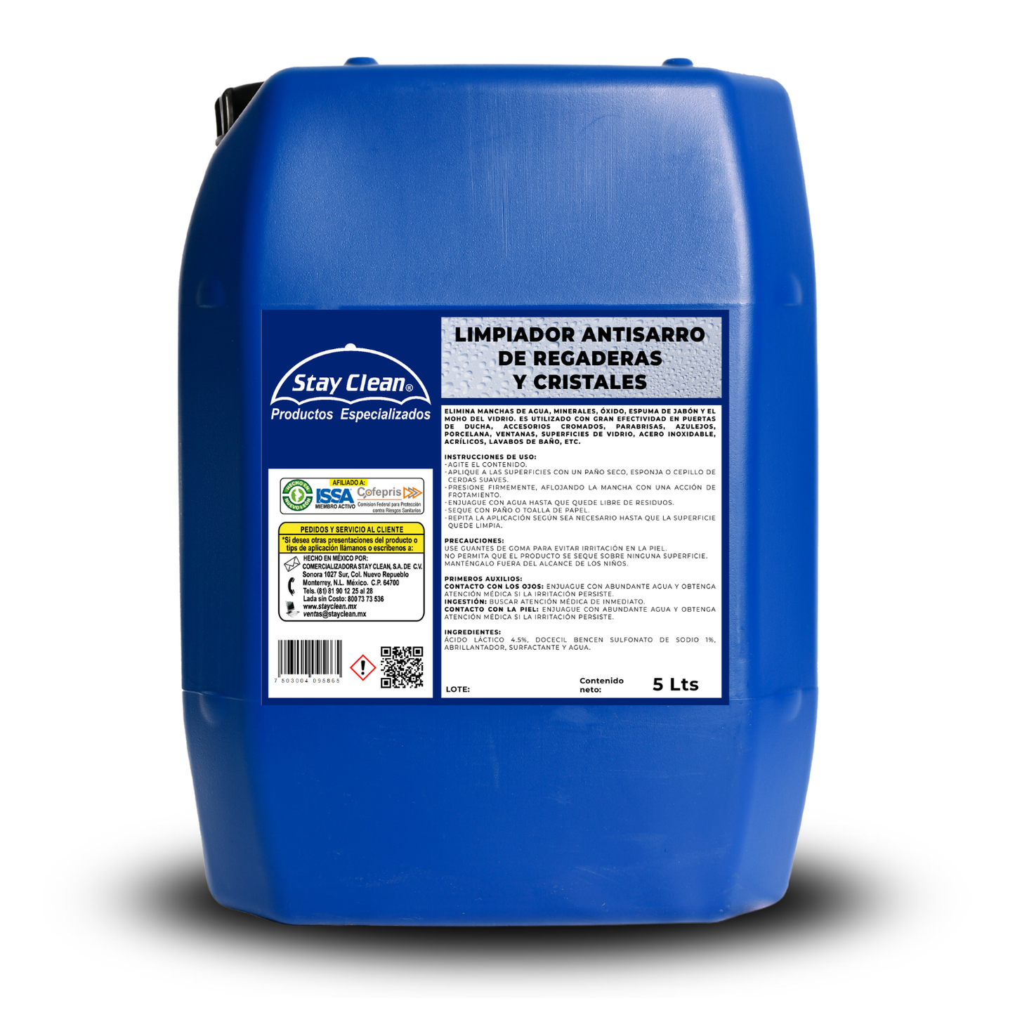 Limpiador de Regaderas y Cristales