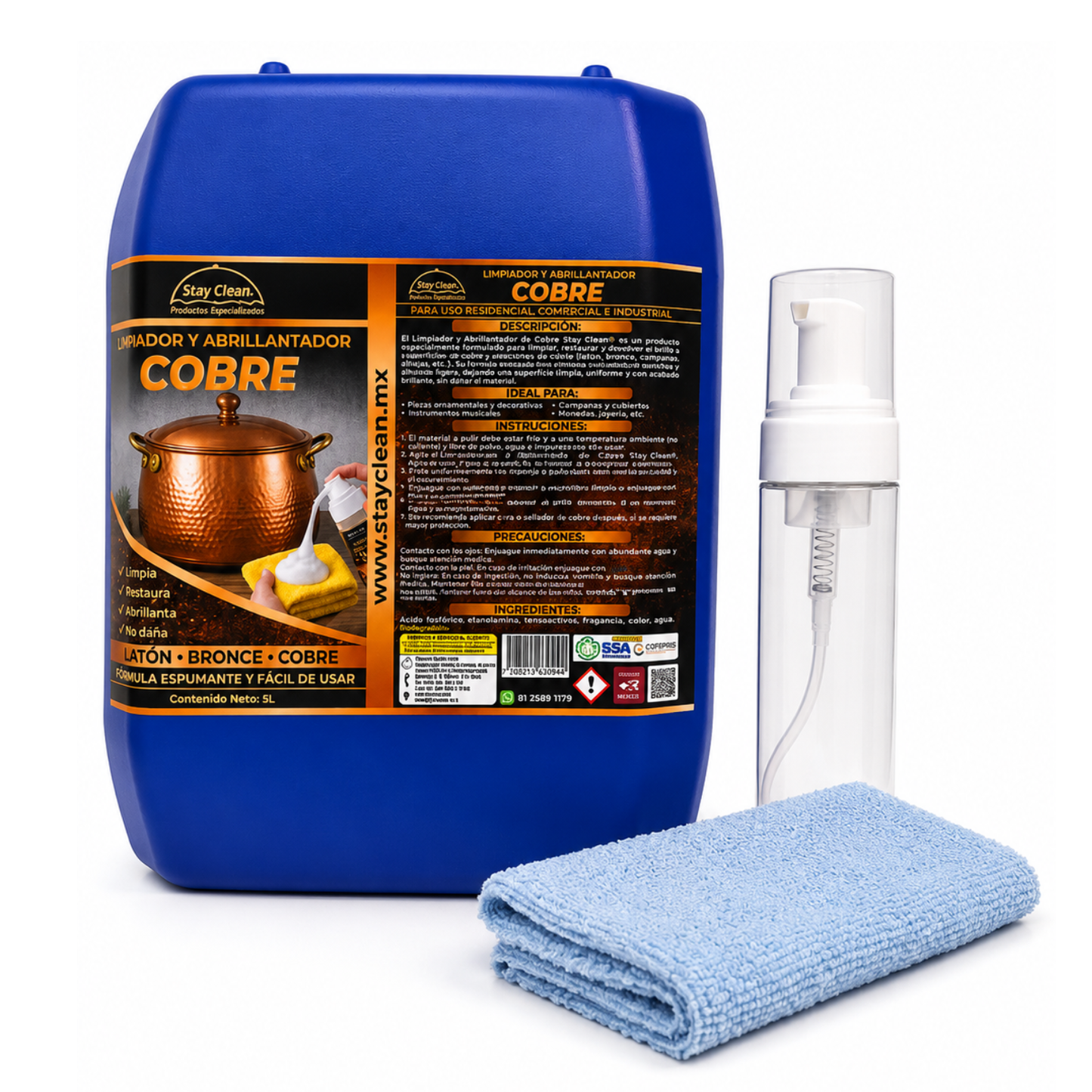 Limpiador y Abrillantador de Cobre
