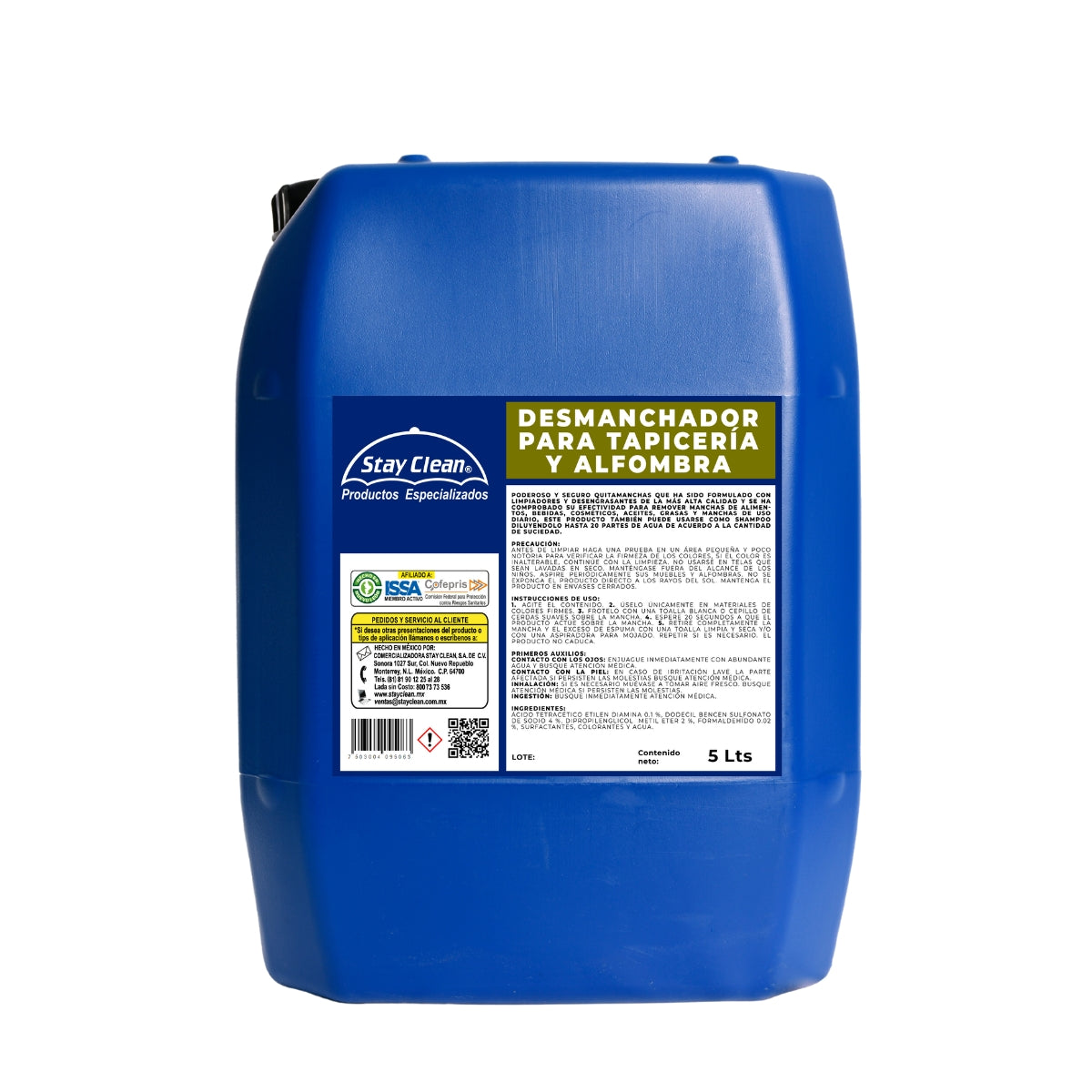 Spot remover for upholstery and carpets