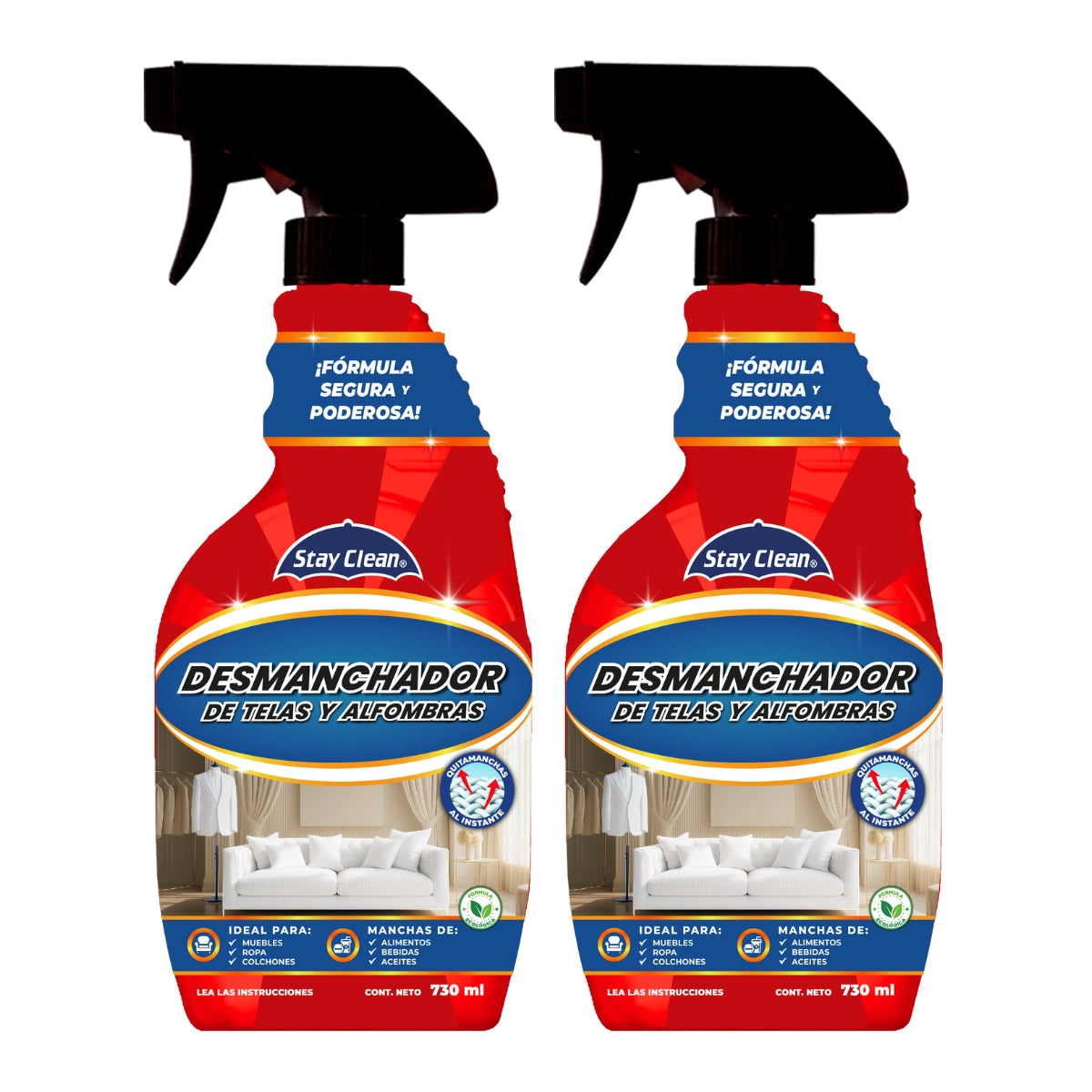 Spot remover for upholstery and carpets