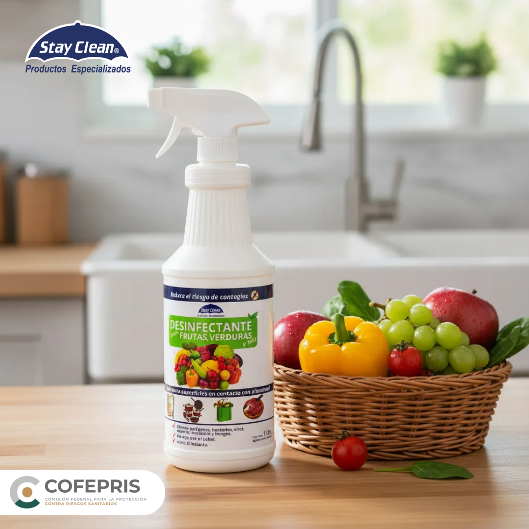 Disinfectant for fruits, vegetables and more