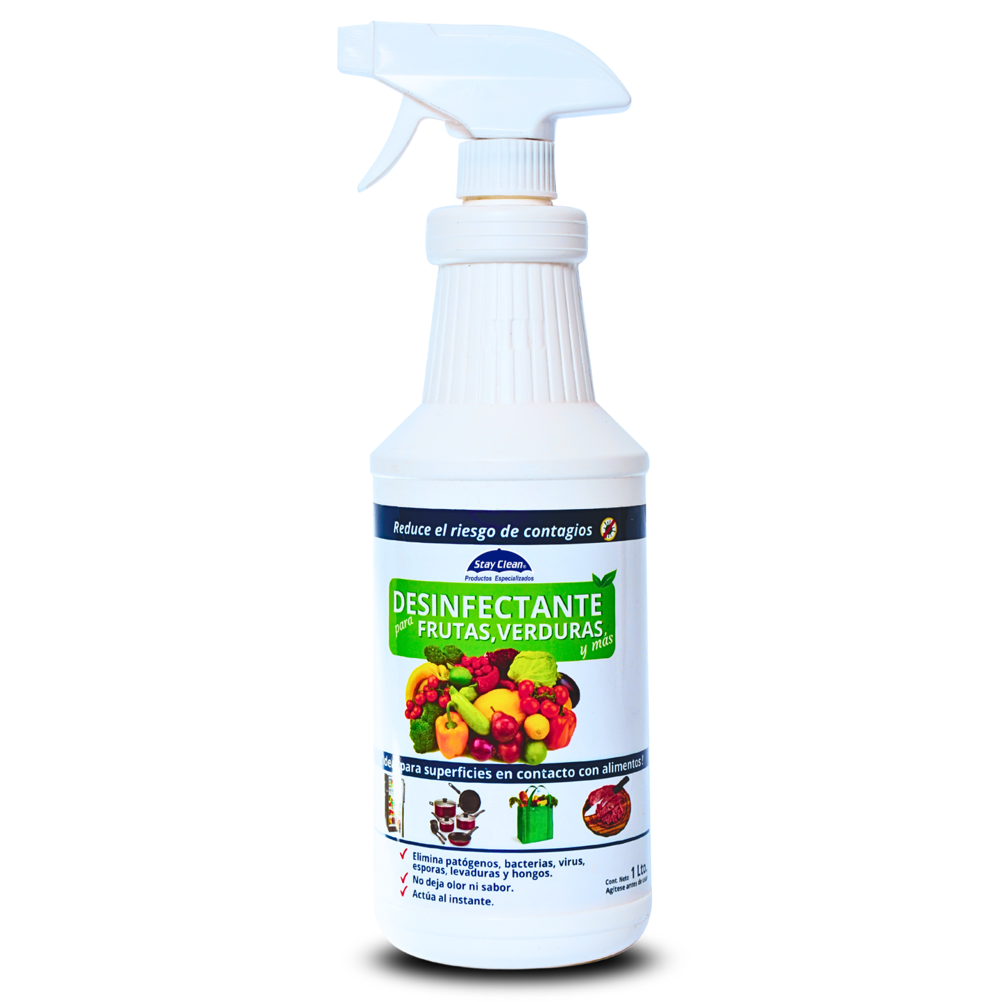 Desinfectante para Frutas, Verduras y Más