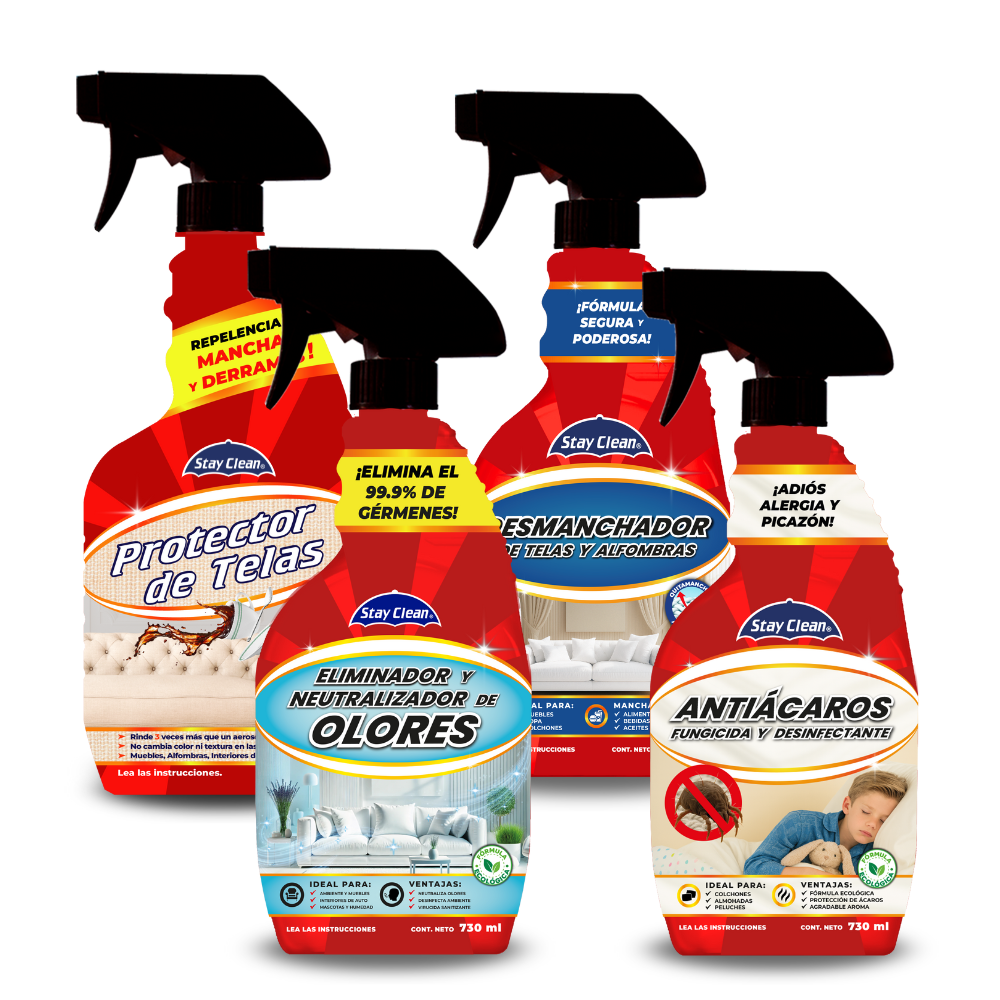 Kit de Limpieza para Muebles, Tapicería y Alfombras