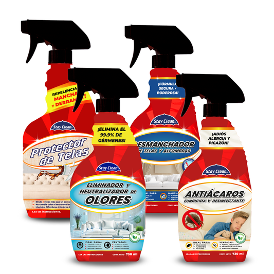 Kit de Limpieza para Muebles, Tapicería y Alfombras