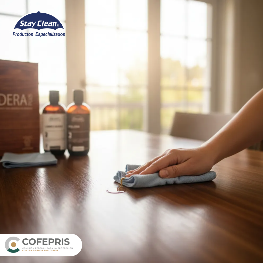 Kit de mantenimiento para muebles de madera