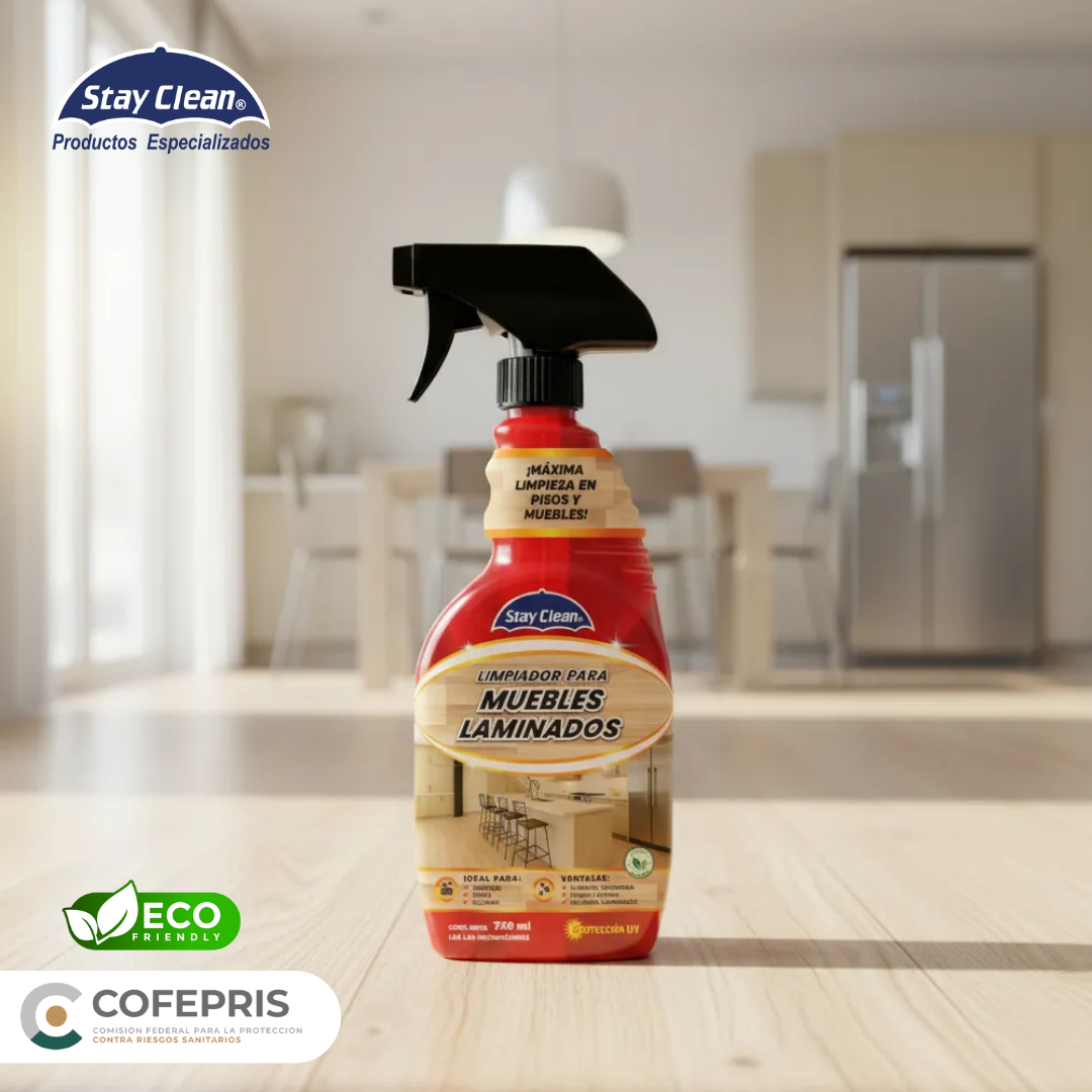 Limpiador para pisos y muebles laminados