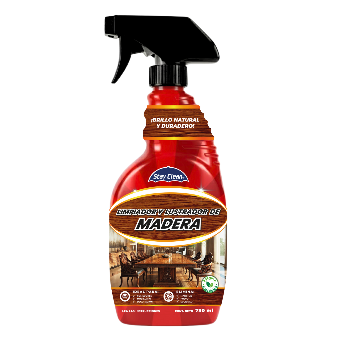 Limpiador y abrillantador para Madera