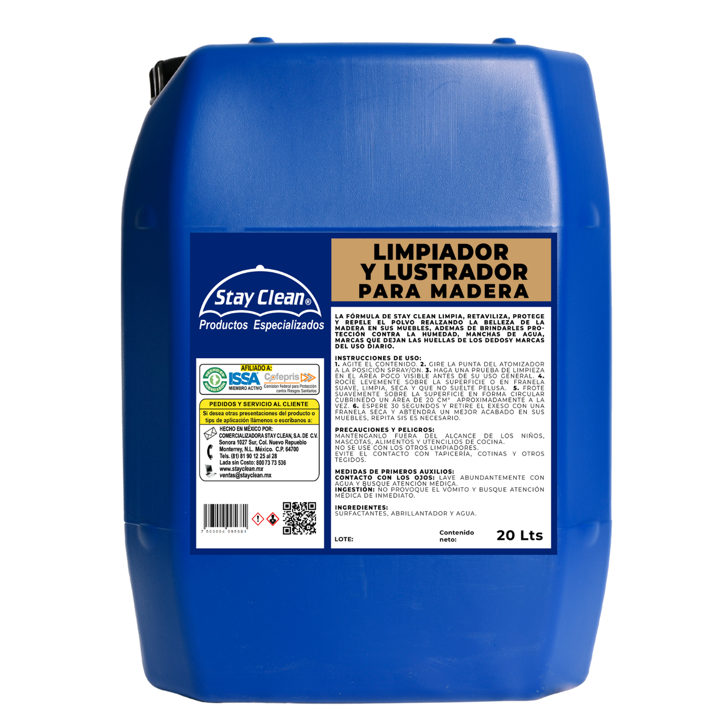 Wood cleaner and polish