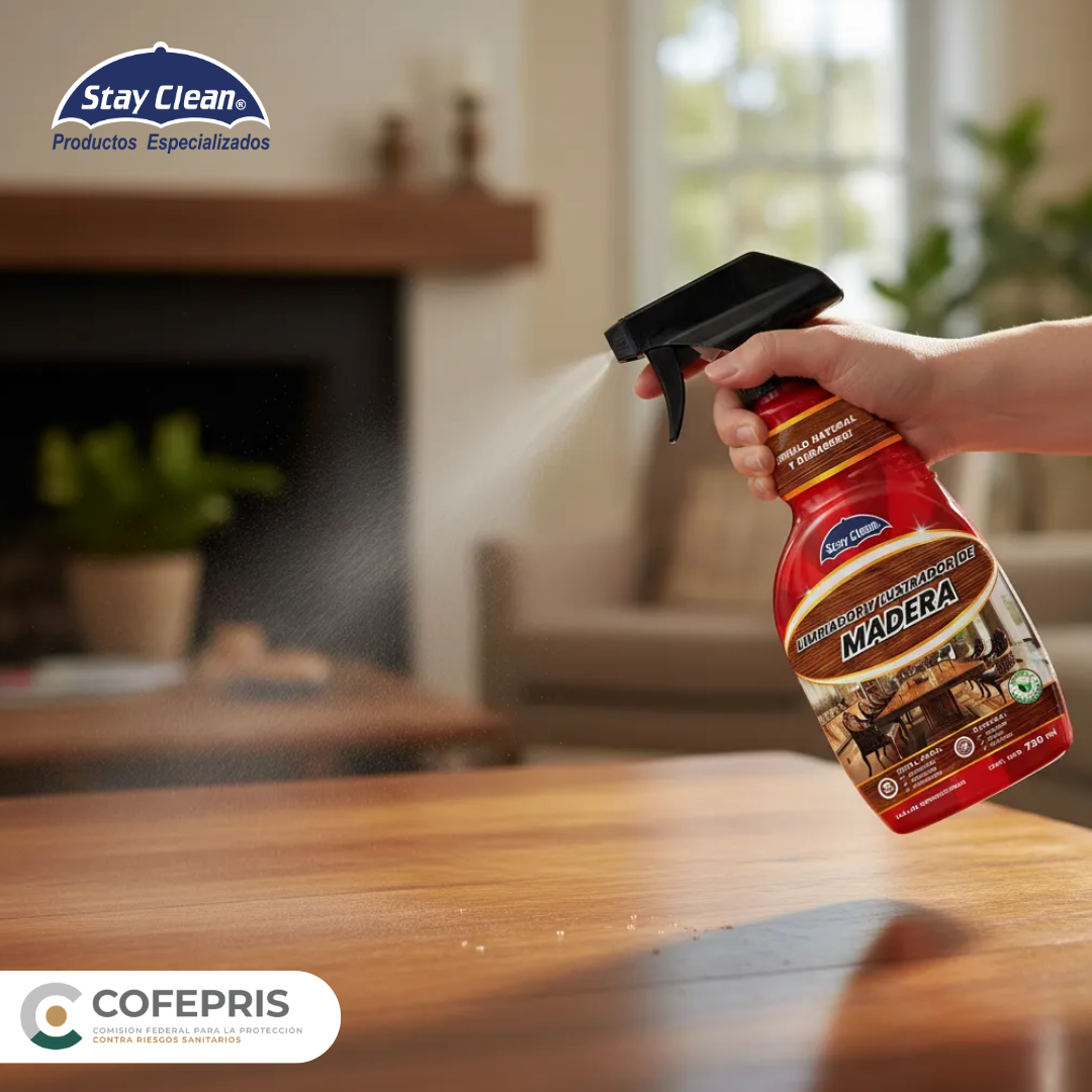 Limpiador y abrillantador para Madera