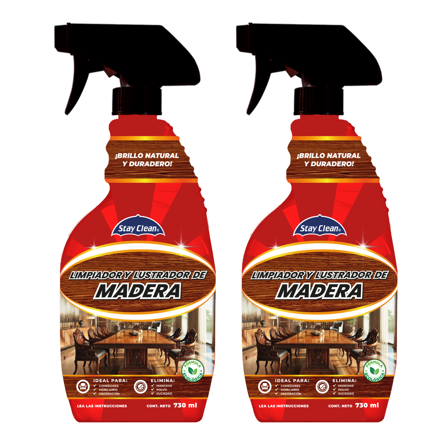 Wood cleaner and polish