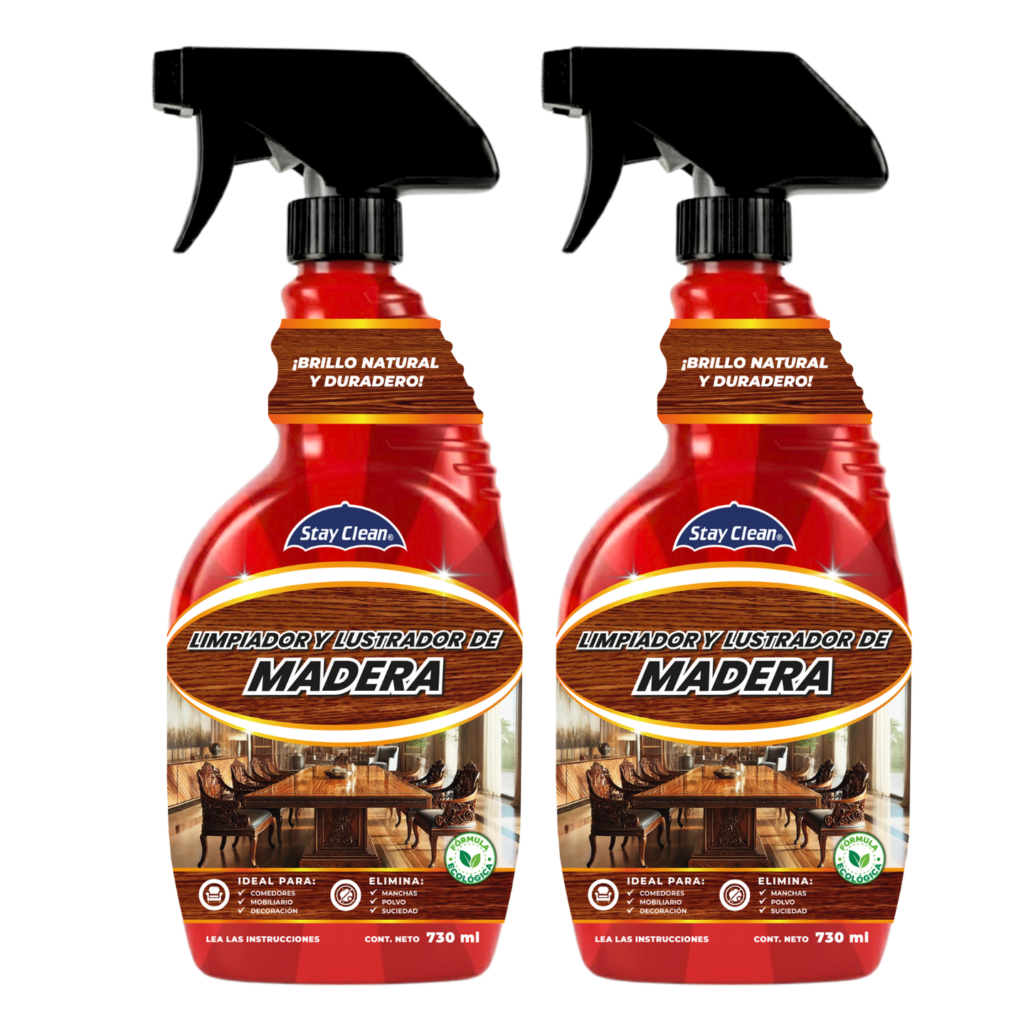 Limpiador y abrillantador para Madera