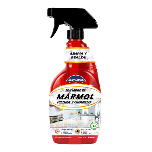 Marble, stone and granite cleaner and polish