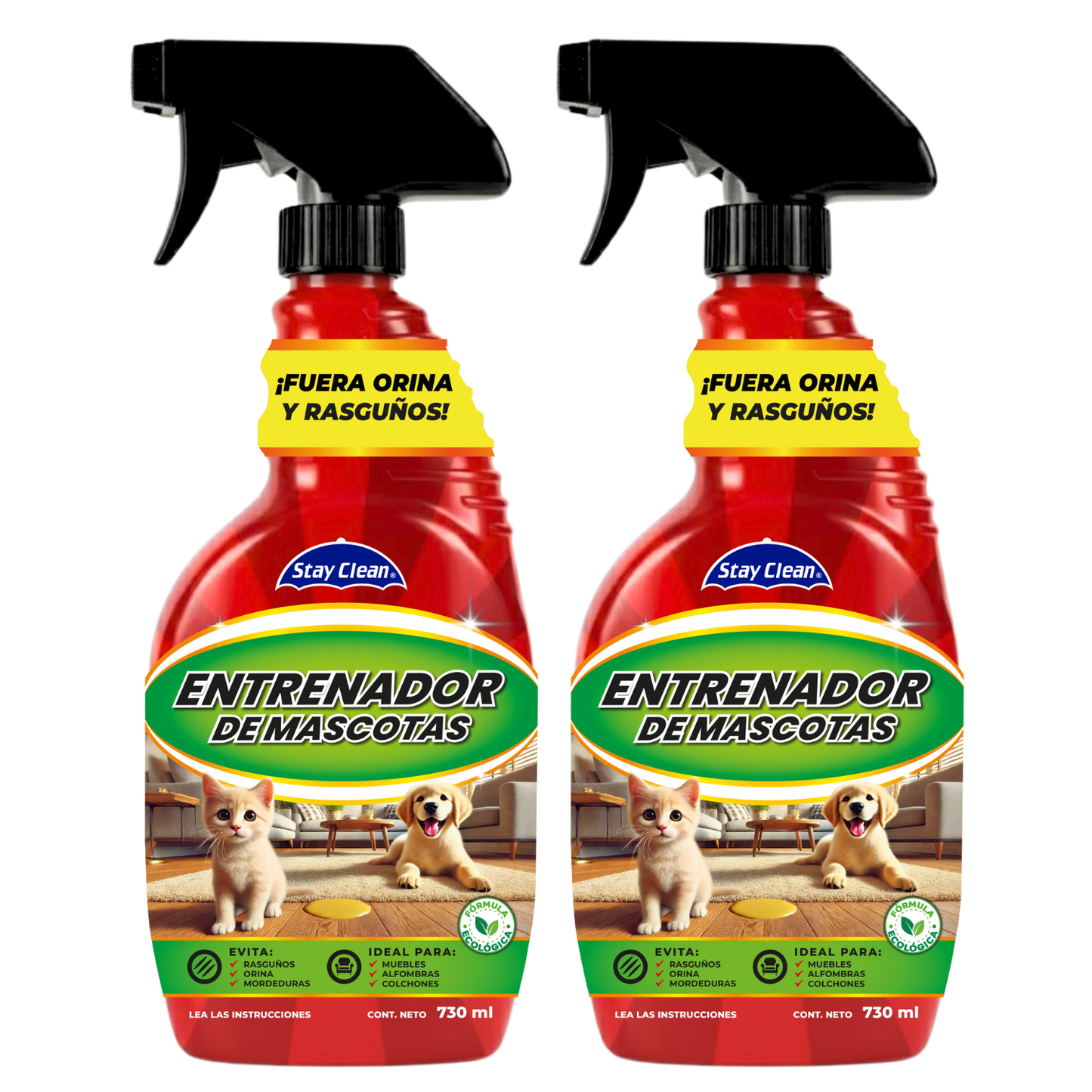 Outside urine and scratches