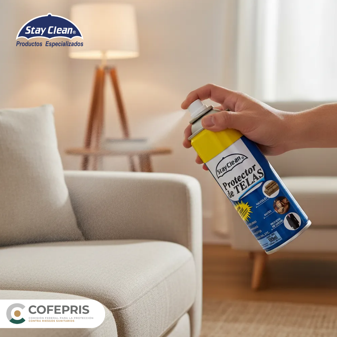 Fabric protectant spray