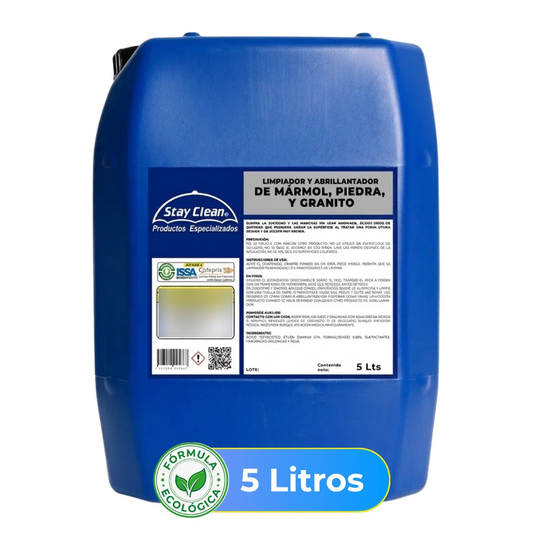 Marble, stone and granite cleaner and polish