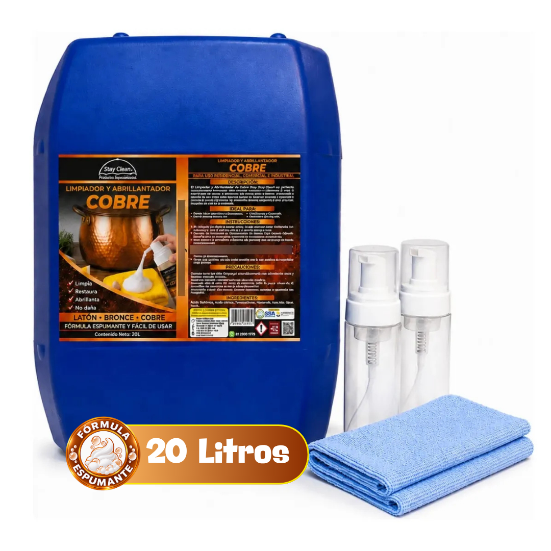 Limpiador y Abrillantador de Cobre