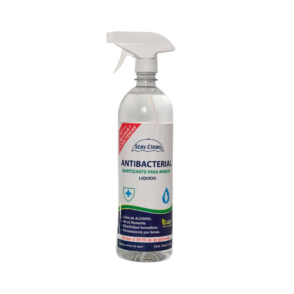 Antibacterial sanitizante para manos líquido 1 L