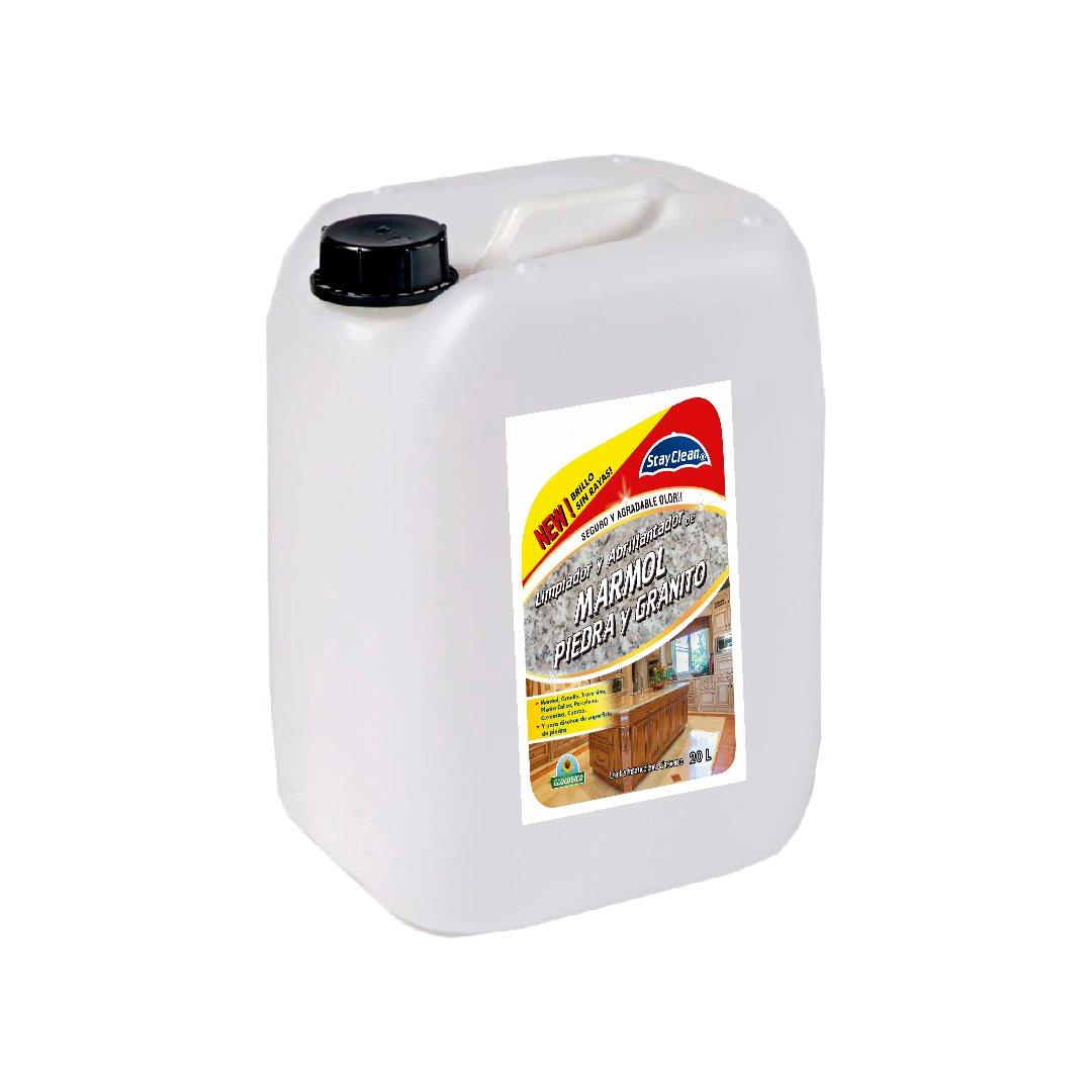 Marble, stone and granite cleaner and polish