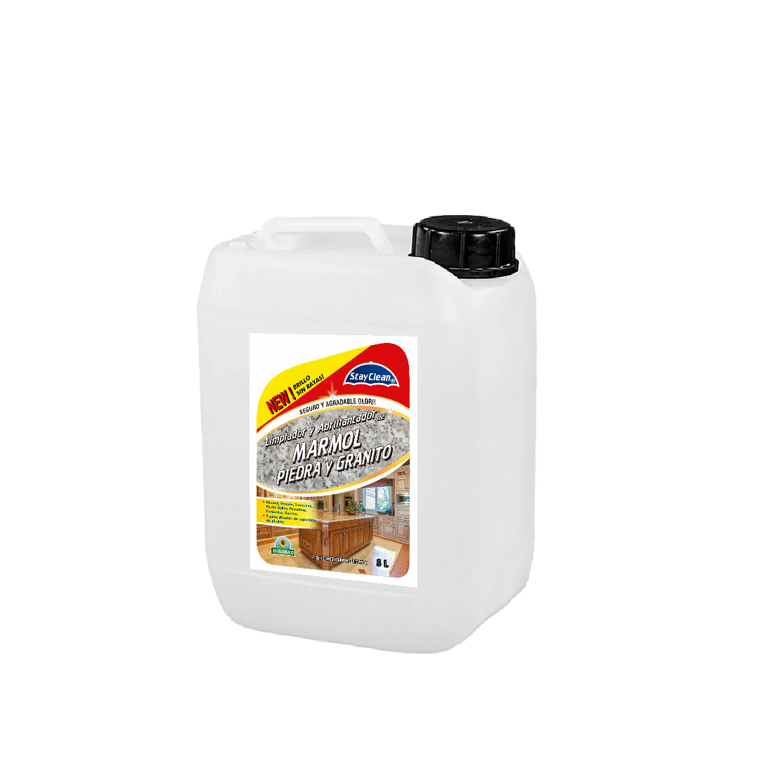 Marble, stone and granite cleaner and polish