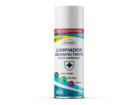 Limpiador desinfectante multisuperficies en aerosol 500 ml