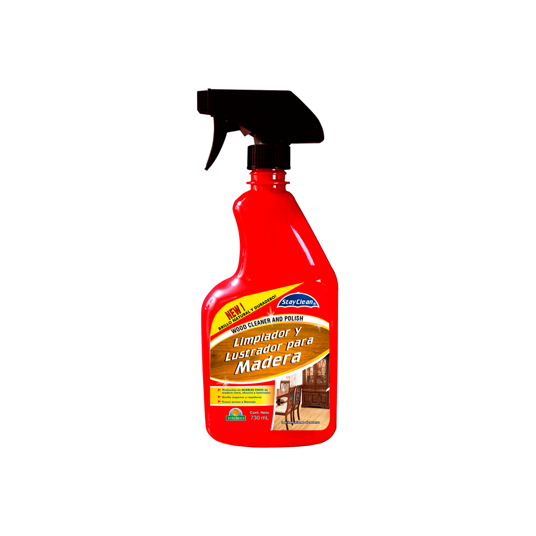 Wood cleaner and polish